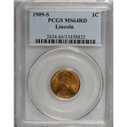 1909-S 1C Red MS64 PCGS