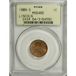 1909-S 1C Red MS64 PCGS
