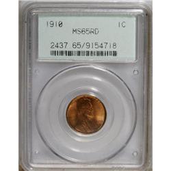 1910 1C Red MS65 PCGS