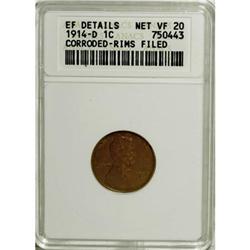 1914-D 1C VF20 ANACS