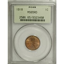 1918 1C Red MS65 PCGS
