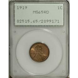1919 1C Red MS65 PCGS