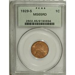 1929-S 1C Red MS65 PCGS