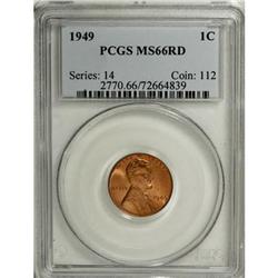 1949 1C Red MS66 PCGS
