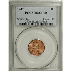 1949 1C Red MS66 PCGS
