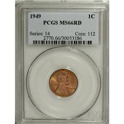 1949 1C Red MS66 PCGS