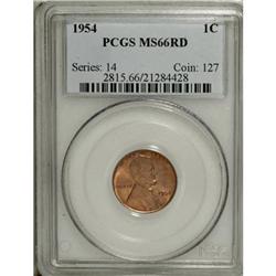 1954 1C Red MS66 PCGS