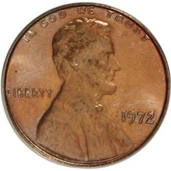 1972/72 1C Doubled Die Red MS64 PCGS