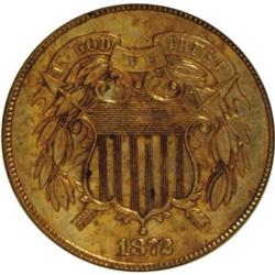 1872 2C Red and Brown PR61 ANACS