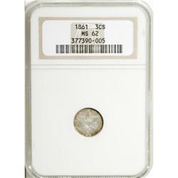 1861 3CS MS62 NGC
