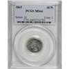 Image 1 : 1865 3CN MS64 PCGS