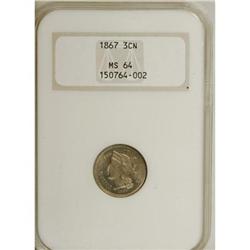 1867 3CN MS64 NGC