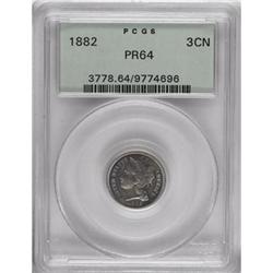 1882 3CN PR64 PCGS