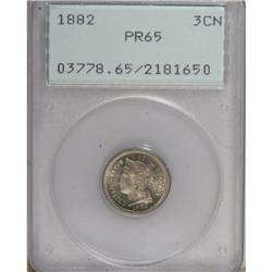 1882 3CN PR65 PCGS