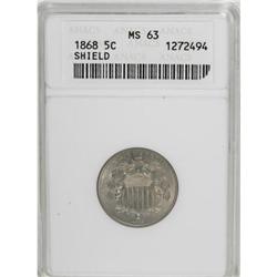 1868 5C MS63 ANACS