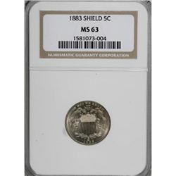 1883 5C MS63 NGC
