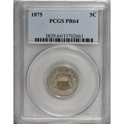 1875 5C PR64 PCGS