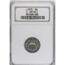 1875 5C PR64 NGC
