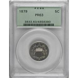1879 5C PR63 PCGS