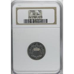 1882 5C PR64 NGC