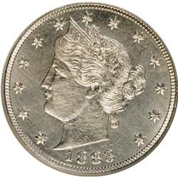 1883 5C No Cents MS65 NGC