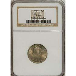 1893 5C MS64 NGC