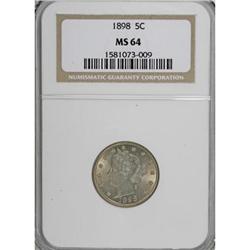 1898 5C MS64 NGC
