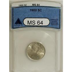 1900 5C MS64 ANACS