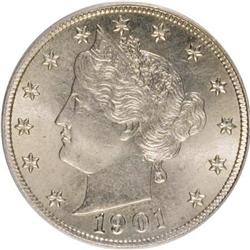 1901 5C MS64 PCGS