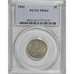 1901 5C MS64 PCGS