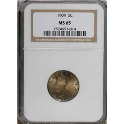 1904 5C MS65 NGC