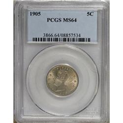 1905 5C MS64 PCGS