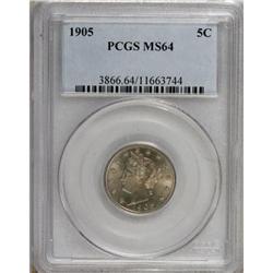 1905 5C MS64 PCGS