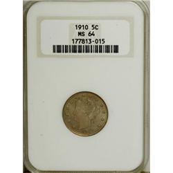 1910 5C MS64 NGC