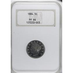1884 5C PR64 NGC