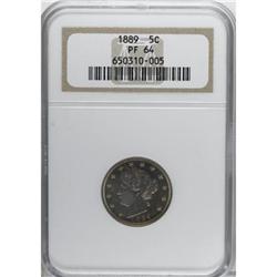 1889 5C PR64 NGC