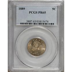 1889 5C PR65 PCGS