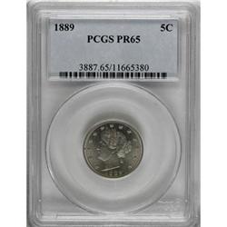 1889 5C PR65 PCGS