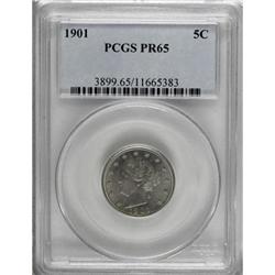 1901 5C PR65 PCGS