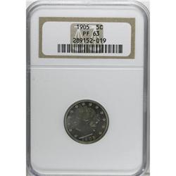 1905 5C PR63 NGC