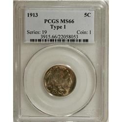 1913 5C Type One MS66 PCGS