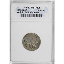 1913-S 5C Type Two VF20 ANACS