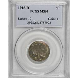 1915-D 5C MS64 PCGS