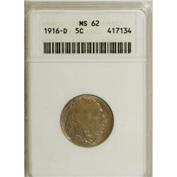 1916-D 5C MS62 ANACS