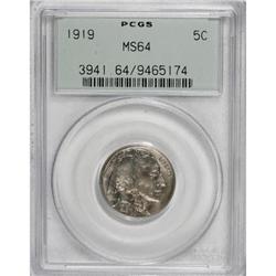 1919 5C MS64 PCGS