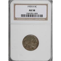 1925-D 5C AU58 NGC