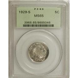 1929-S 5C MS65 PCGS
