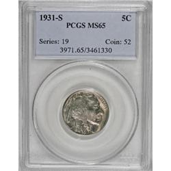 1931-S 5C MS65 PCGS