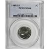 Image 1 : 1943/2-P 5C MS64 PCGS