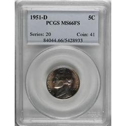 1951-D 5C Full Steps MS66 PCGS